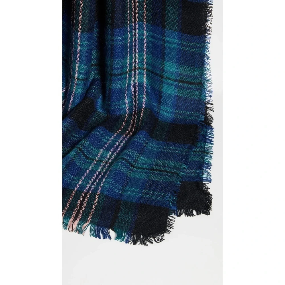 Jewel Plaid Scarf Hat Attack New York - Picture 3 of 3